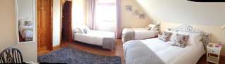 Отели типа «постель и завтрак» Madra Rua Organic Accommodation Баллилиффин Семейный номер с видом на море-4