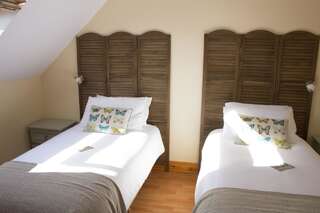 Отели типа «постель и завтрак» Madra Rua Organic Accommodation Баллилиффин Двухместный номер с 2 отдельными кроватями и собственной ванной комнатой за пределами номера-1